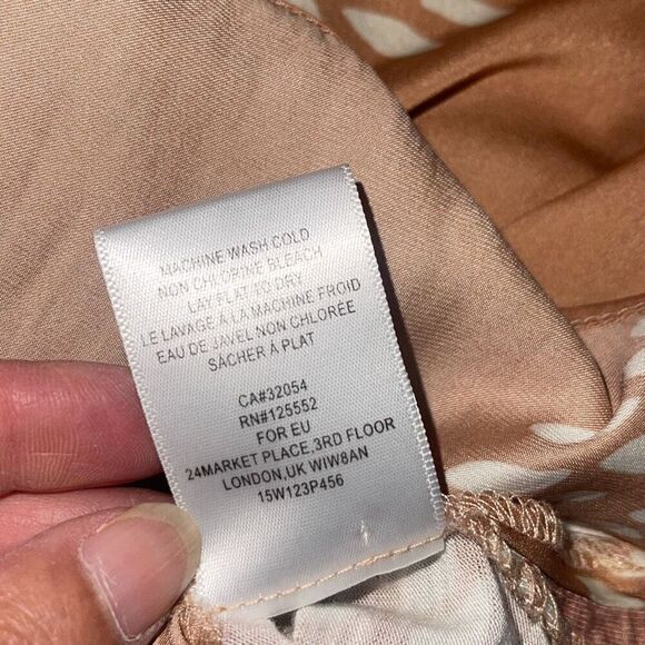 Dolan Anthropologie Left Coast Collection Womens Printed 3/4 Sleeve Alvia Peasan - Picture 8 of 10